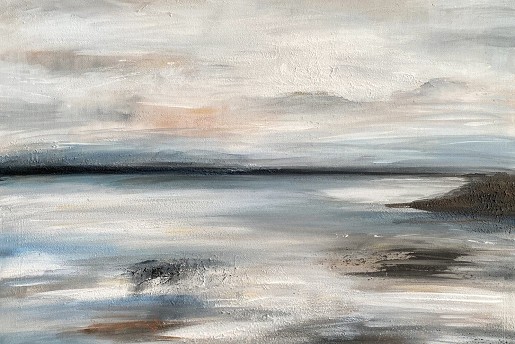 Nyugalom határán: 50*50cm, akryl, vászon