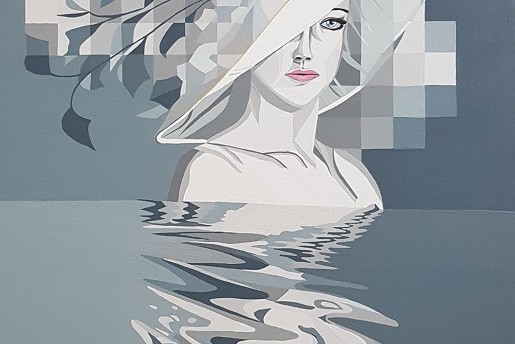 Genesis: 50*70cm, acrylic, canvas