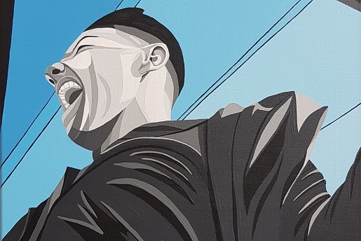 Joy: 40*50cm, acrylic, canvas