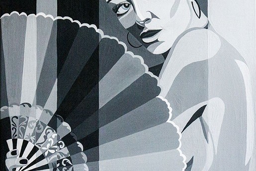 Whisper: 50*70cm, acrylic, canvas