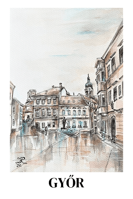 Hűtőmágnes Bécsi kapu tér