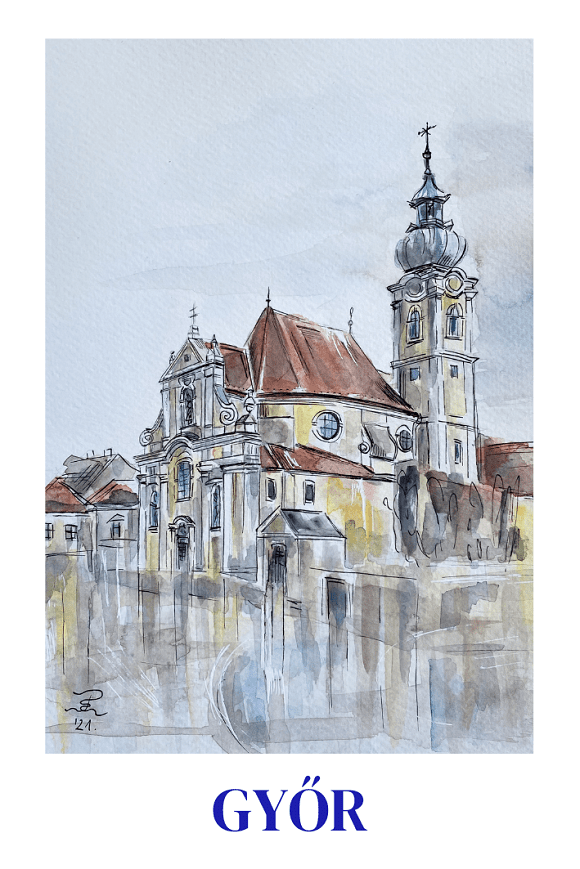 Hűtőmágnes Karmelita templom