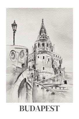 Hűtőmágnes Budapest